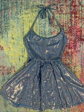 american apparel halter skater dress Late 2000s, and early 2010s indie sleaze favorite, the American Apparel  disco dress. To complete our trip down AA disco lane. Its officially known  as the figure skater dress, but I am THRILLED to